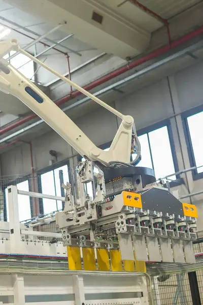 Stapelrobot in fabriek