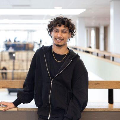 Student op MBO College Poort op het ROC van Flevoland