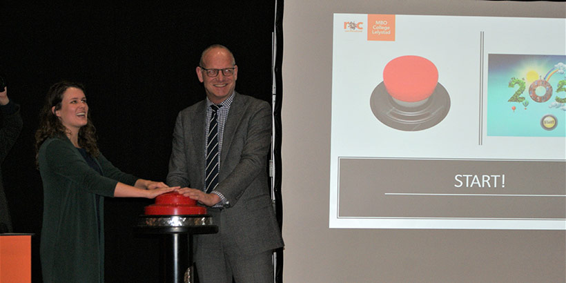 Studenten van MBO College Lelystad maken kennis met de Circulaire Regionale Economie (CRE)